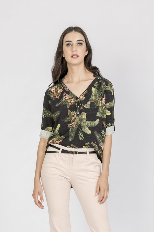 Ripley - BLUSA BARBADOS CAMISERA ESCOCESA
